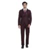 blackberrys Hildo 6X Check Suits in Wine