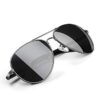 BLACK JONES Polarized Sunglasses For Men and Women Wayfarer UV Protection Aviator Shape Goggles Sunglass (Black)-Pack of 1